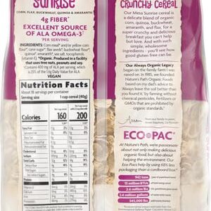 Nature's Path Organic Cereal, Mesa Sunrise, 1 lb 10.4 oz Earth Friendly Package, Gluten Free