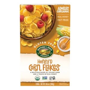 nature's path organic honey'd corn flakes, 10.6 ounce (pack of 1)