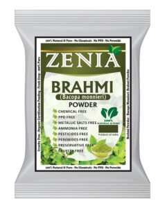 zenia natural pure brahmi powder 100 grams