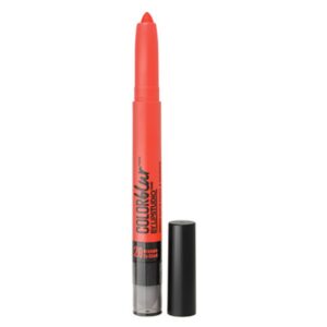 maybelline new york lip studio colorblur matte lipstick pencil & smudger, orange ya glad, 0.04 oz.