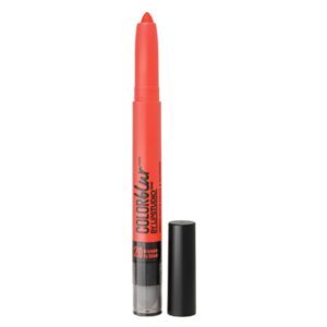 Maybelline New York Lip Studio COLORblur Matte Lipstick Pencil & Smudger, Orange Ya Glad, 0.04 oz.