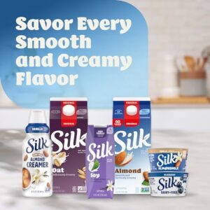 Silk Shelf-Stable Soy Milk Singles, Very Vanilla, Dairy-Free, Vegan, Non-GMO Project Verified, 8 oz., 6 Pack