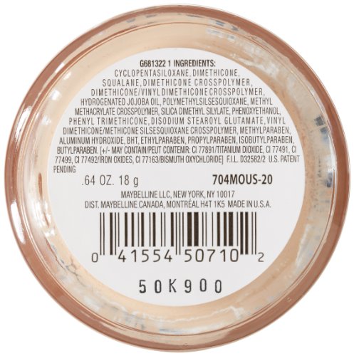 Maybelline New York Dream Matte Mousse Foundation, Classic Ivory, 0.64 Ounce