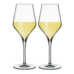luigi bormioli supremo 11.75 oz chardonnay white wine glasses, set of 2
