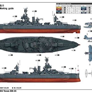 Trumpeter 1/350 Scale USS Texas