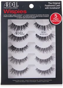 ardell 5 count wispies black strip lashes