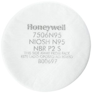 north by honeywell 7506n95 particulate filters, cartridge/filter, non-oil particulates, n95, purple (pack of 10)