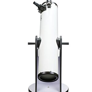 Sky Watcher Classic 200 Dobsonian 8-inch Aperature Telescope – Solid-Tube – Simple, Traditional Design – Easy to Use, Perfect for Beginners, White (S11610)