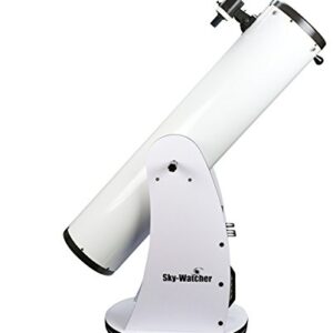 Sky Watcher Classic 200 Dobsonian 8-inch Aperature Telescope – Solid-Tube – Simple, Traditional Design – Easy to Use, Perfect for Beginners, White (S11610)