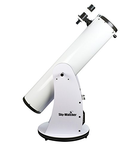 Sky Watcher Classic 200 Dobsonian 8-inch Aperature Telescope – Solid-Tube – Simple, Traditional Design – Easy to Use, Perfect for Beginners, White (S11610)