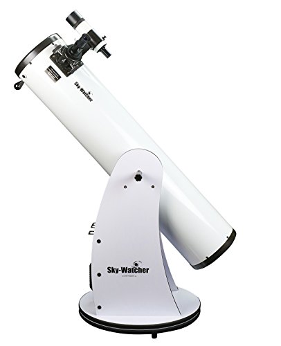 Sky Watcher Classic 200 Dobsonian 8-inch Aperature Telescope – Solid-Tube – Simple, Traditional Design – Easy to Use, Perfect for Beginners, White (S11610)