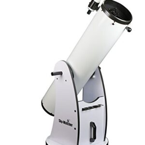 Sky Watcher Classic 200 Dobsonian 8-inch Aperature Telescope – Solid-Tube – Simple, Traditional Design – Easy to Use, Perfect for Beginners, White (S11610)