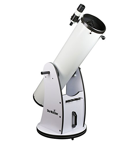 Sky Watcher Classic 200 Dobsonian 8-inch Aperature Telescope – Solid-Tube – Simple, Traditional Design – Easy to Use, Perfect for Beginners, White (S11610)