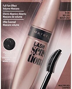 Maybelline New York Lash Sensational Mascara, Blackest Black, 0.32 Fluid Ounce