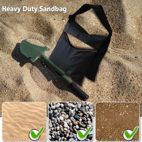 Eurmax USA Photography Sandbags Weight Bags Heavy Duty Saddlebag for Photo Video Equipment,Backdrop Stand, Light Stand,Photo Tripod,Canopy,Pop Up Tent,Umbrella Base,Fishing Chair,Picnic Table 4-Pack