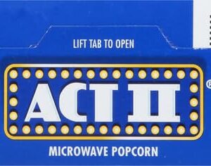 ACT II Butter Lovers Microwave Popcorn, 3-Count 2.75-oz. Bags