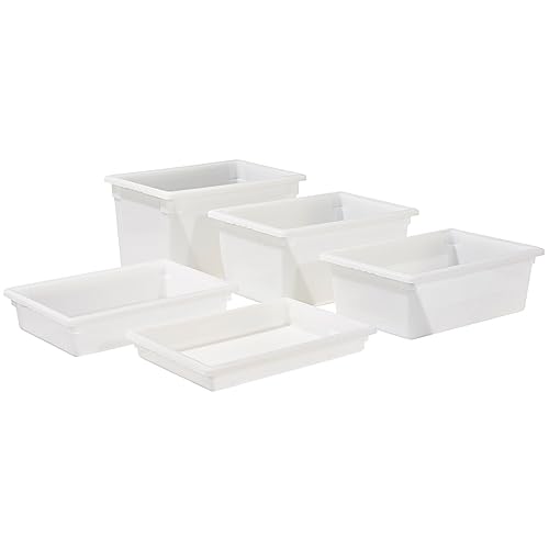 Winco Storage Box, White, 3"-12"