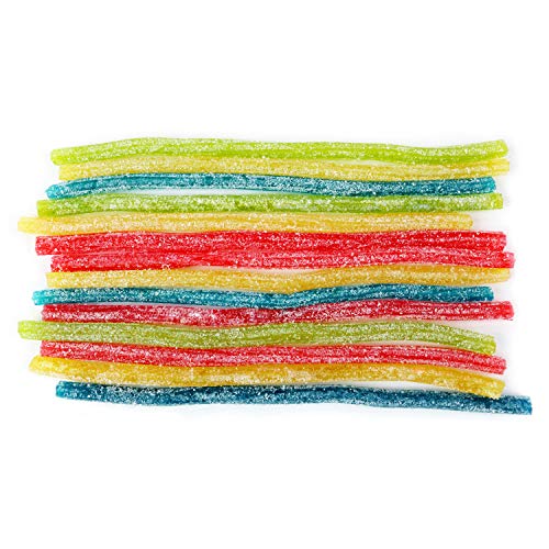 Sour Punch Rainbow Sour Straws, 2 Ounce (Pack of 24)