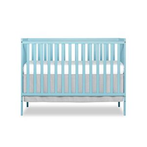 Dream On Me Synergy 5-In-1 Convertible Crib In Aqua Sky, Greenguard Gold Certified