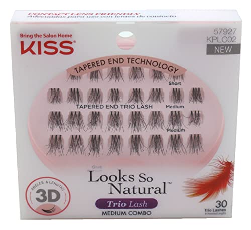 Kiss Ever-Ez Trio Lashes Medium Combo (3 Pack)