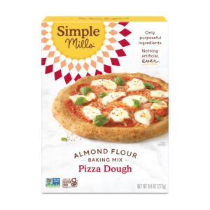 simple mills almond flour baking mix, cauliflower pizza dough - gluten free, vegan, plant based, 9.8 ounce (pack of 1)