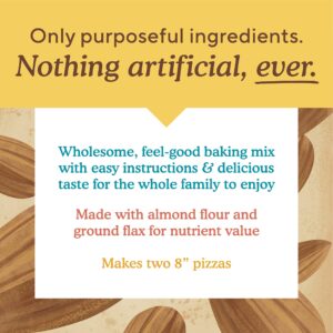 Simple Mills Almond Flour Baking Mix, Cauliflower Pizza Dough - Gluten Free, Vegan, Plant Based, 9.8 Ounce (Pack of 1)