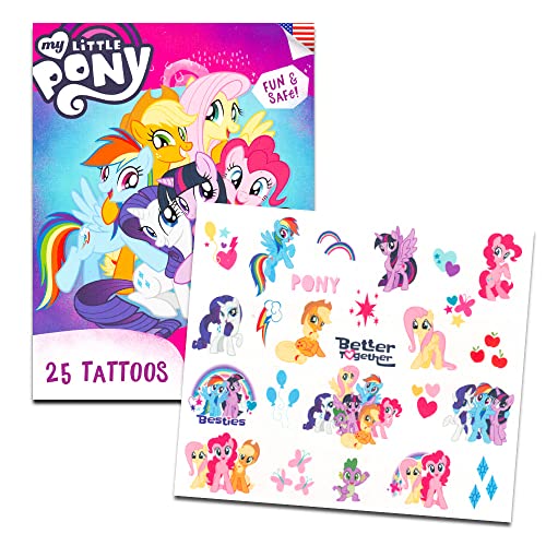 Savvi Disney Temporary Tattoos for Kids (My Little Pony)