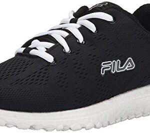 Fila Women's namella Energized-w, Black/White, 9.5 M US