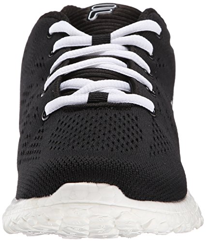 Fila Women's namella Energized-w, Black/White, 9.5 M US