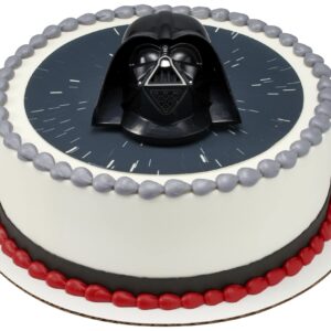 DecoSet® STAR WARS™ Darth Vader™ Cake Topper, 1-Piece, Use with Cake Decorations to Create Galactic Cakes, Black