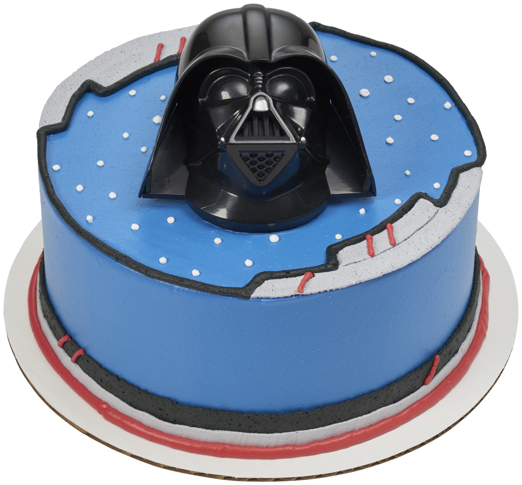 DecoSet® STAR WARS™ Darth Vader™ Cake Topper, 1-Piece, Use with Cake Decorations to Create Galactic Cakes, Black