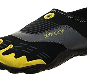 Body Glove Men's 3t Cinch-m Water Shoe, Black/Yellow, 9