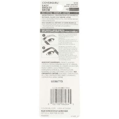 CoverGirl Brow and Eye Makers Pencil - Soft Brown (510) - 2 pk