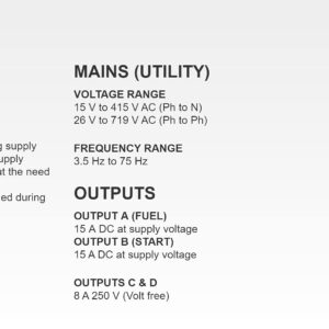 Thunder Parts DSE7320 MKII Original - Made in UK | Auto Mains (Utility) Failure Control Module | Fastest Processing Power | Diesel or Gas Applications | DSE7320-03