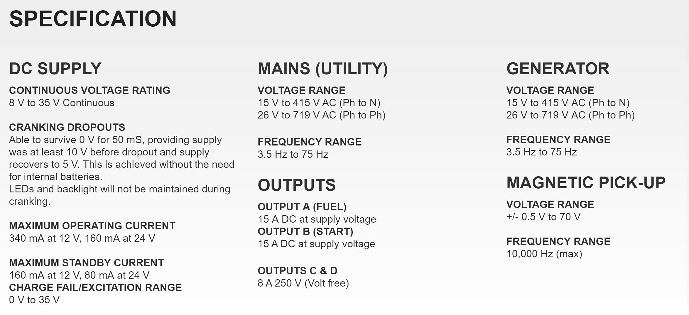 Thunder Parts DSE7320 MKII Original - Made in UK | Auto Mains (Utility) Failure Control Module | Fastest Processing Power | Diesel or Gas Applications | DSE7320-03