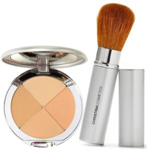 christina cosmetics perfect pigment 2 compact and retractable brush duo!