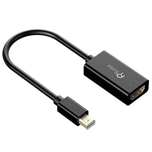 Rankie Mini DisplayPort (Mini DP) (Thunderbolt) to HDMI Adapter (Black)