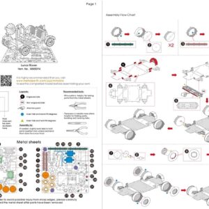 Fascinations Metal Earth Apollo Lunar Rover 3D Metal Model Kit