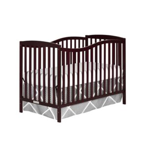 Dream On Me Chelsea 5-In-1 Convertible Crib In Cherry, JPMA Certified