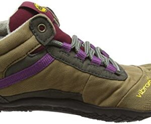 Vibram Five Fingers Women's Trek Ascent Insulated Trail Hiking Shoe (39 EU/8-8.5, Khaki/Grape)