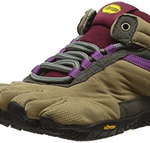 Vibram Five Fingers Women's Trek Ascent Insulated Trail Hiking Shoe (39 EU/8-8.5, Khaki/Grape)