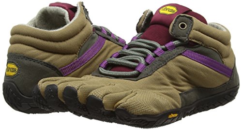 Vibram Five Fingers Women's Trek Ascent Insulated Trail Hiking Shoe (39 EU/8-8.5, Khaki/Grape)