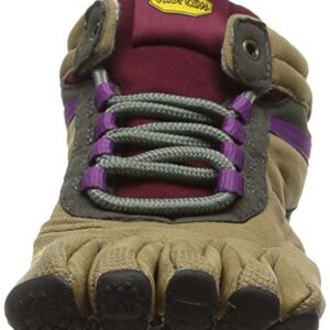 Vibram Five Fingers Women's Trek Ascent Insulated Trail Hiking Shoe (39 EU/8-8.5, Khaki/Grape)