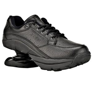 Z-CoiL Women's Legend Rugged Outsole Black Leather Shoe (Black, Numeric_7)