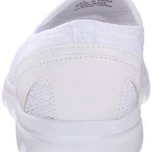 Propét Womens TravelActiv Slip On Walking Walking Sneakers Shoes Casual - White - Size 12 2E