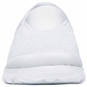 Propét Women TravelActiv Slip-On Sneaker, White, 9.5 Narrow