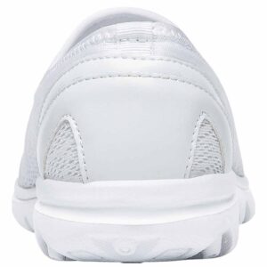 Propét Women TravelActiv Slip-On Sneaker, White, 9.5 Narrow