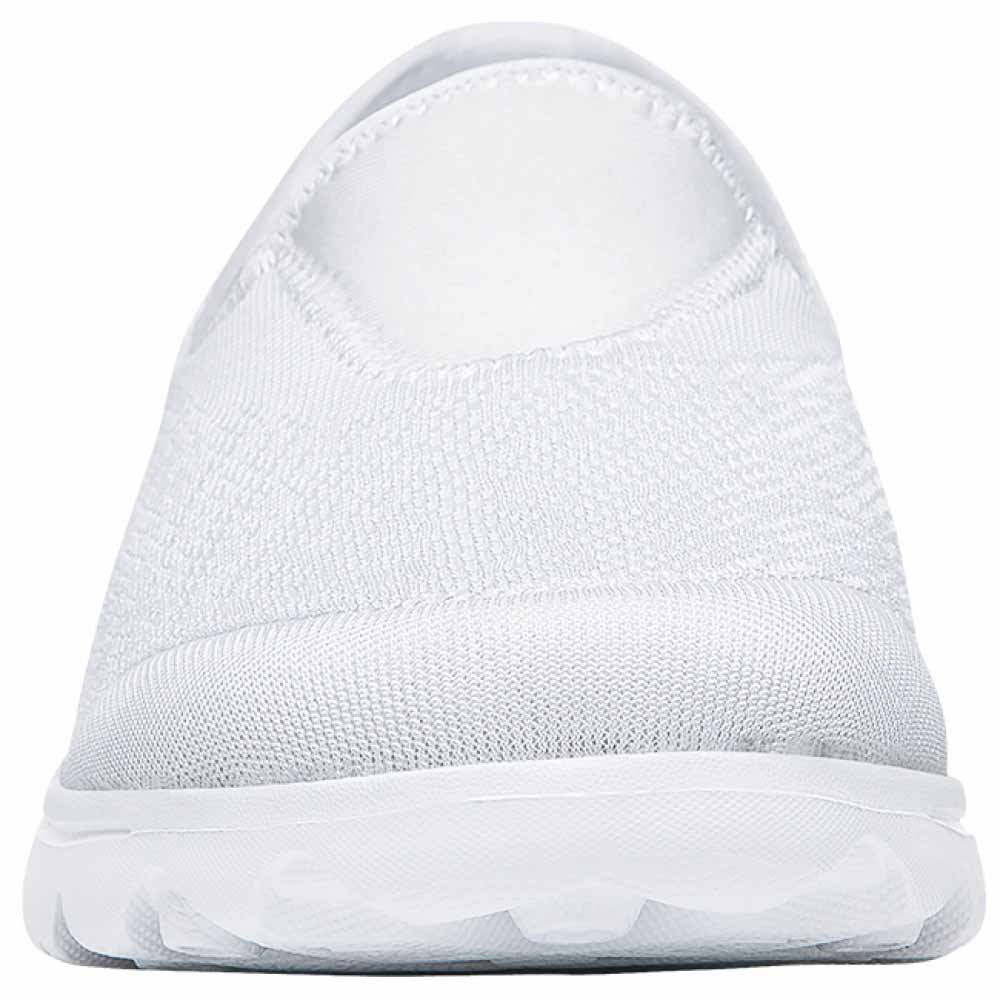 Propét Women TravelActiv Slip-On Sneaker, White, 9 Wide