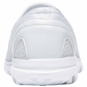 Propét Women TravelActiv Slip-On Sneaker, White, 9 Wide