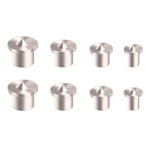 autotoolhome dowel and tenon center transfer plugs point 1/4", 5/16", 3/8" and 1/2" set of 8